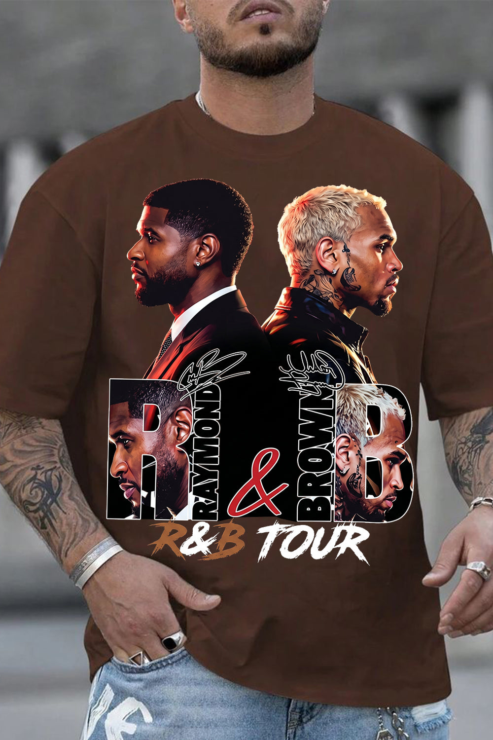 Raymond And Brown Men's Tee For Real Fan For Concert