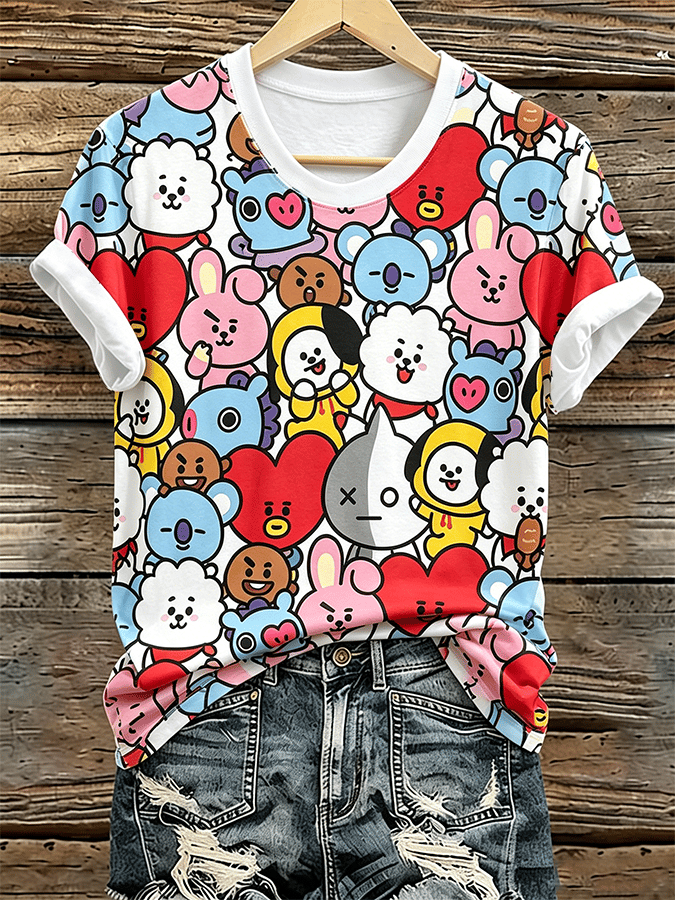 🔥Buy 3 Get 15% Off🔥Music Lovers' Pure Cotton Comfortable Short-Sleeved T-Shirt