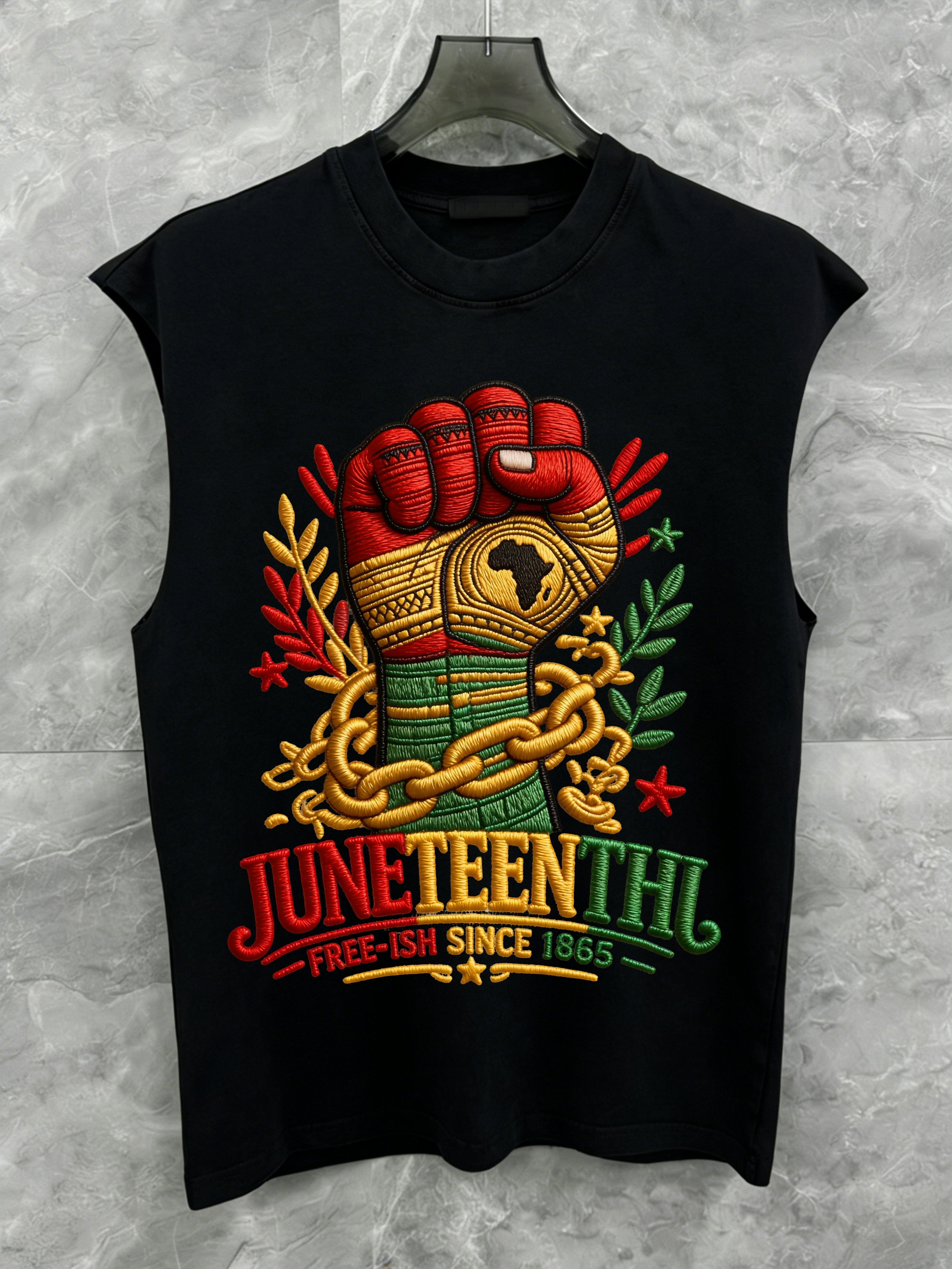 Men's African-Inspired Cultural Print Vest