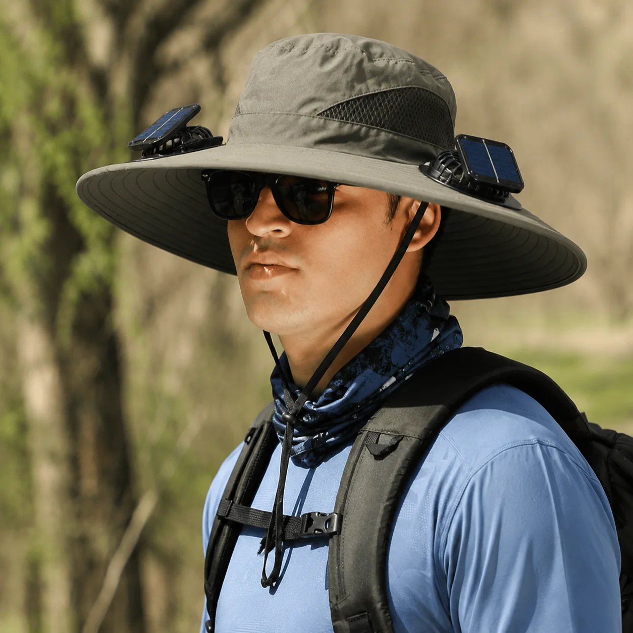 2026 Ultralight Solar Fan Sun Hat