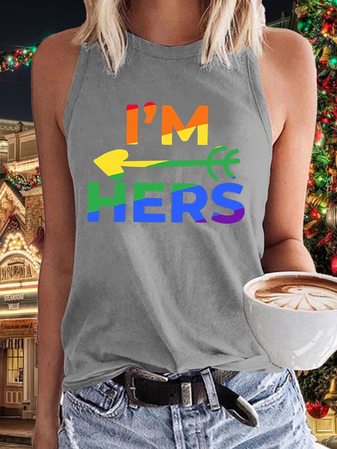 Women's I'm Hers Print Tank Top