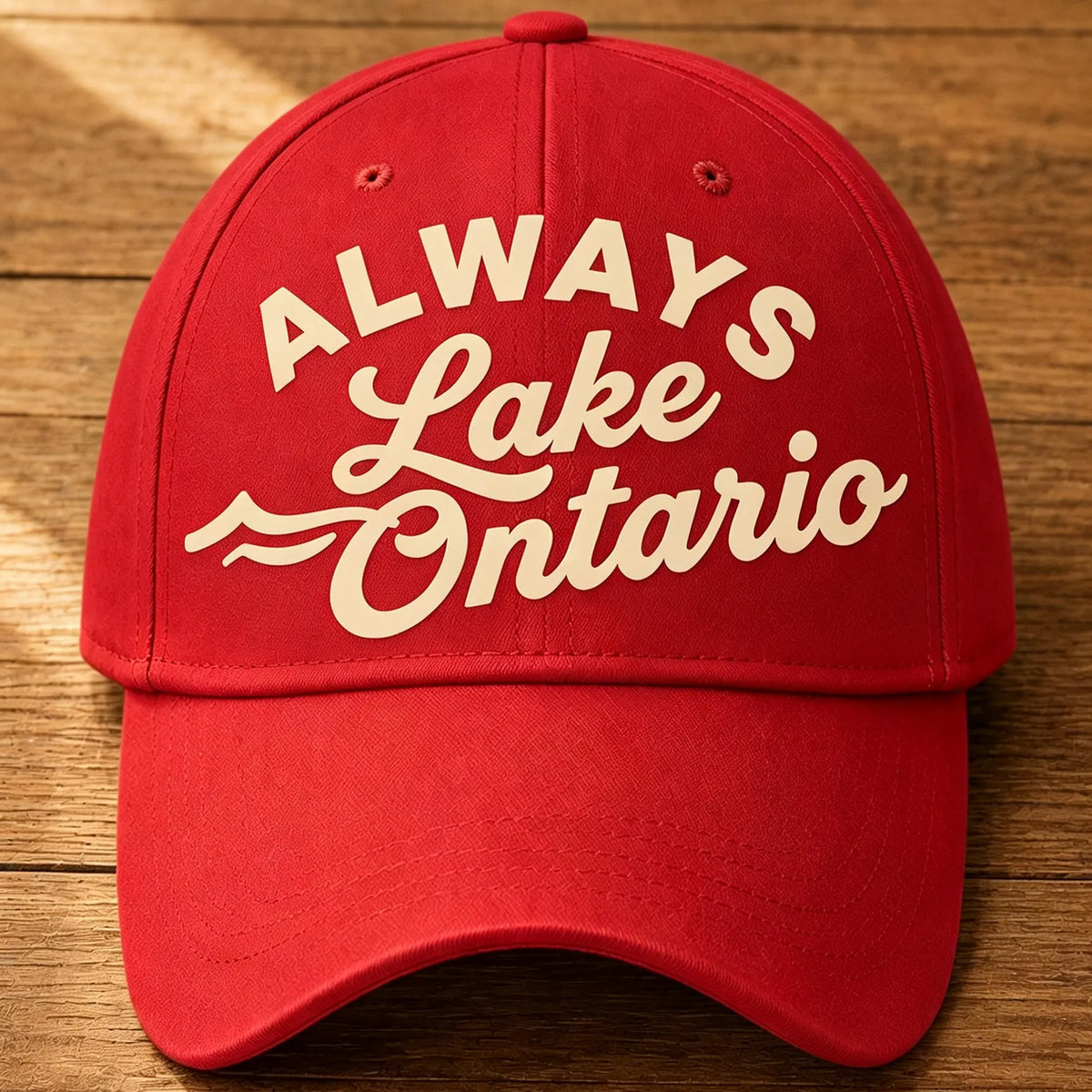 Lake Ontario Always Slogan Printed Unisex Hat
