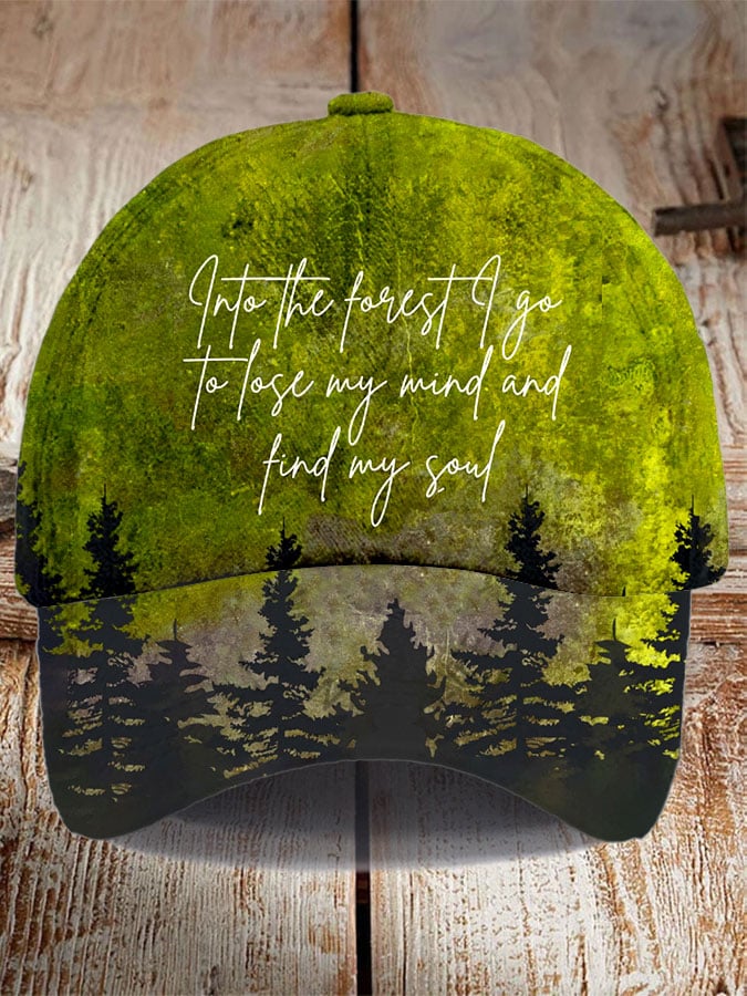 Unisex National Park Print Casual Hat