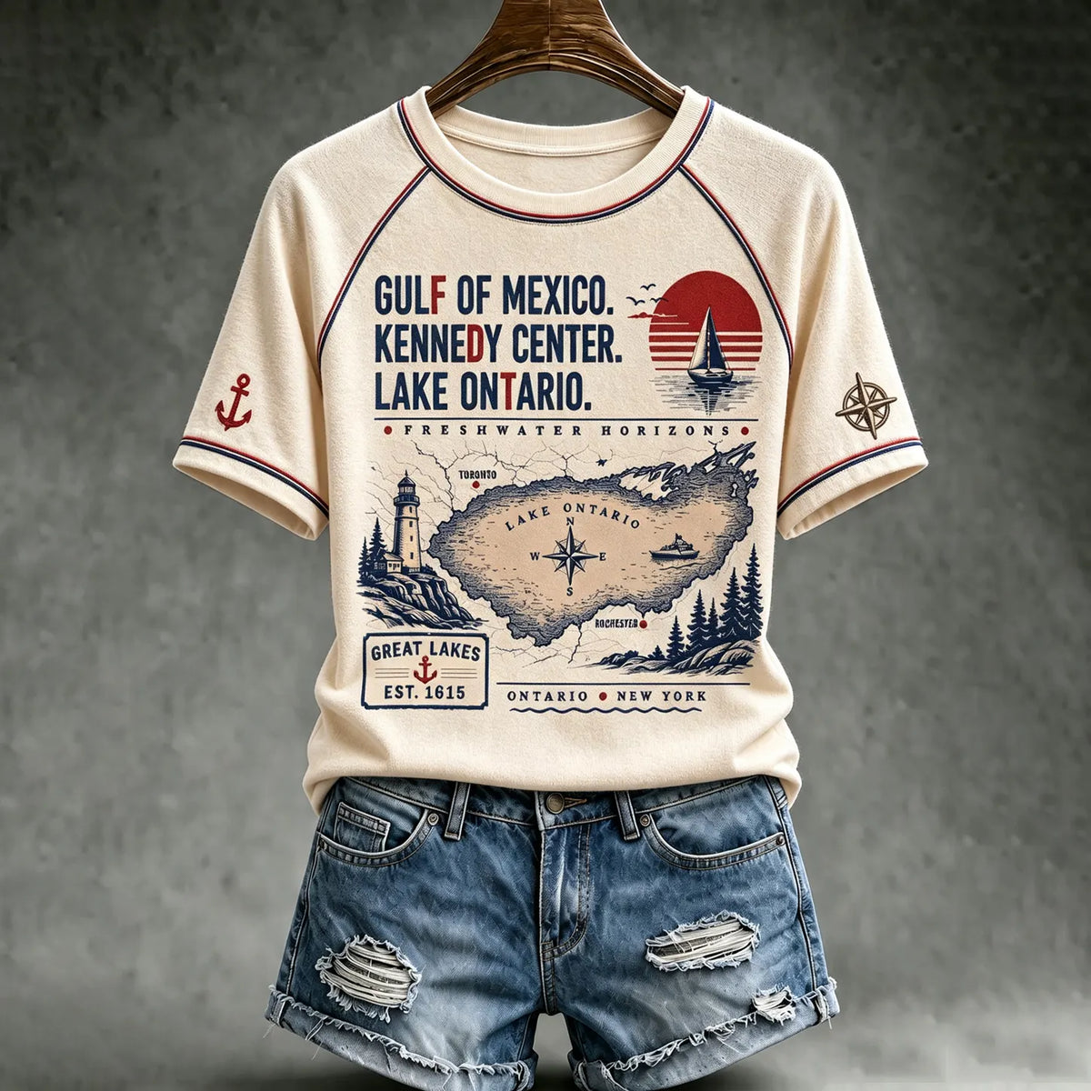 Women's Lake Ontario Always And Forever Short Sleeve T-shirt