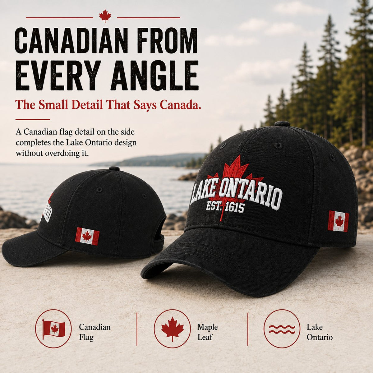 🔥LAST DAY 49% OFF - 🍁Lake Ontario Forever – Heritage  Cap