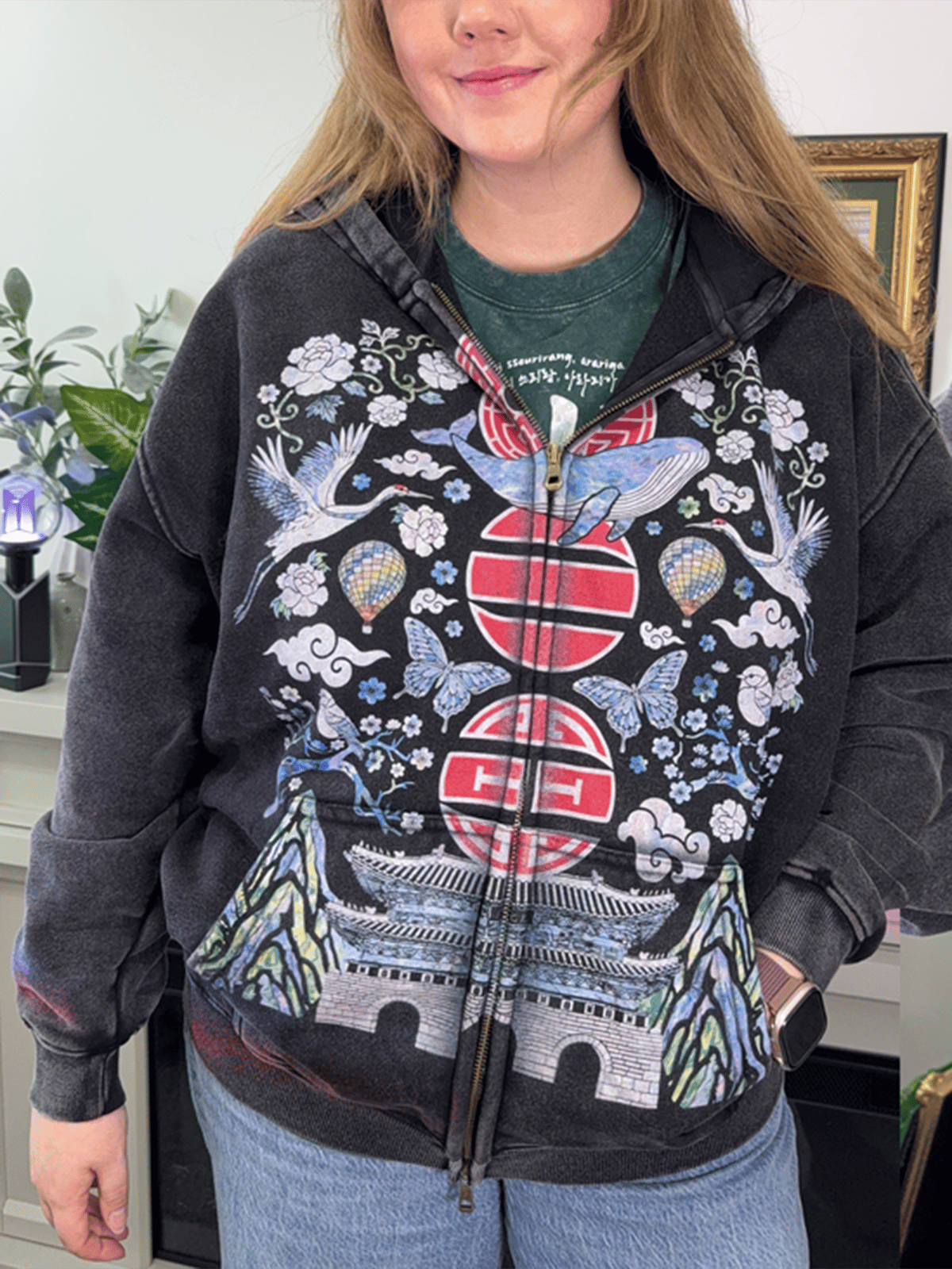 Women's Arirang Print Sweatshirt