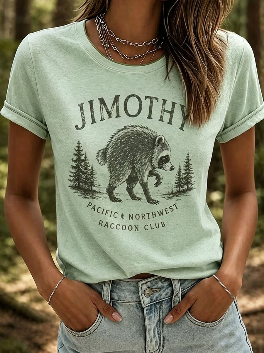 Women's Jimothy Raccoon T-Shirt