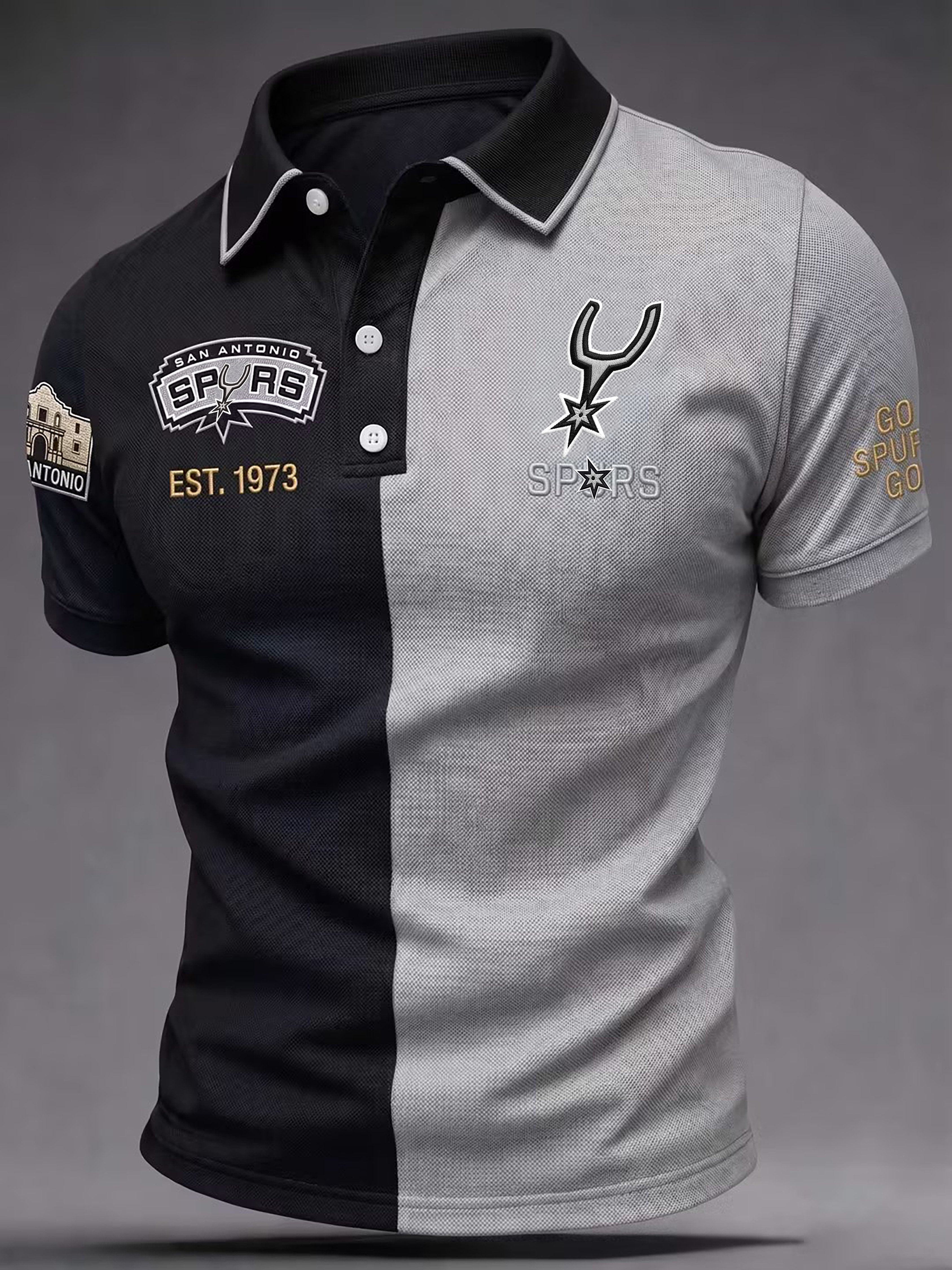 Men's Basketball Lovers Print Casual Polo