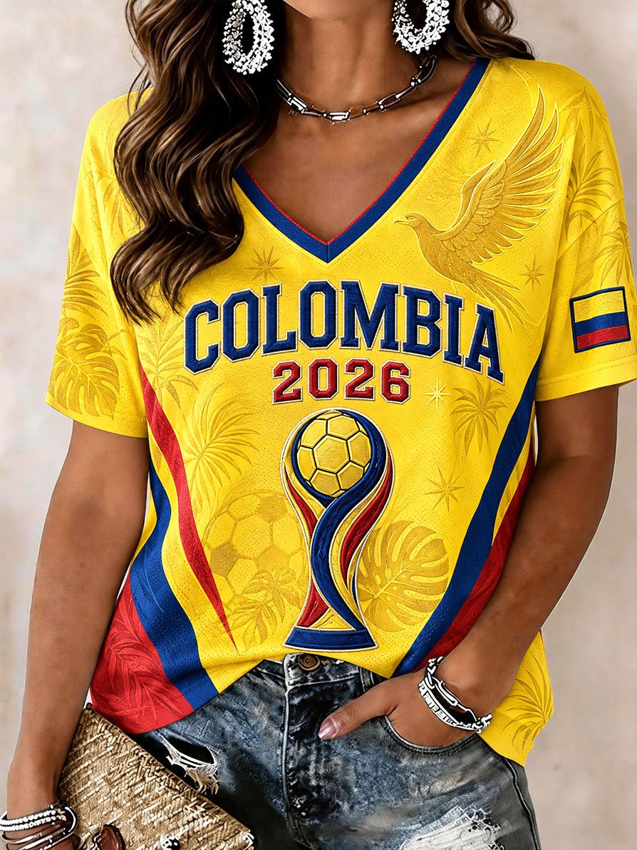 Women's Columbia V-Neck T-Shirt