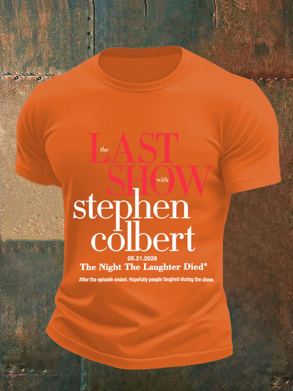 Men's Retro Last Show Print T-Shirt