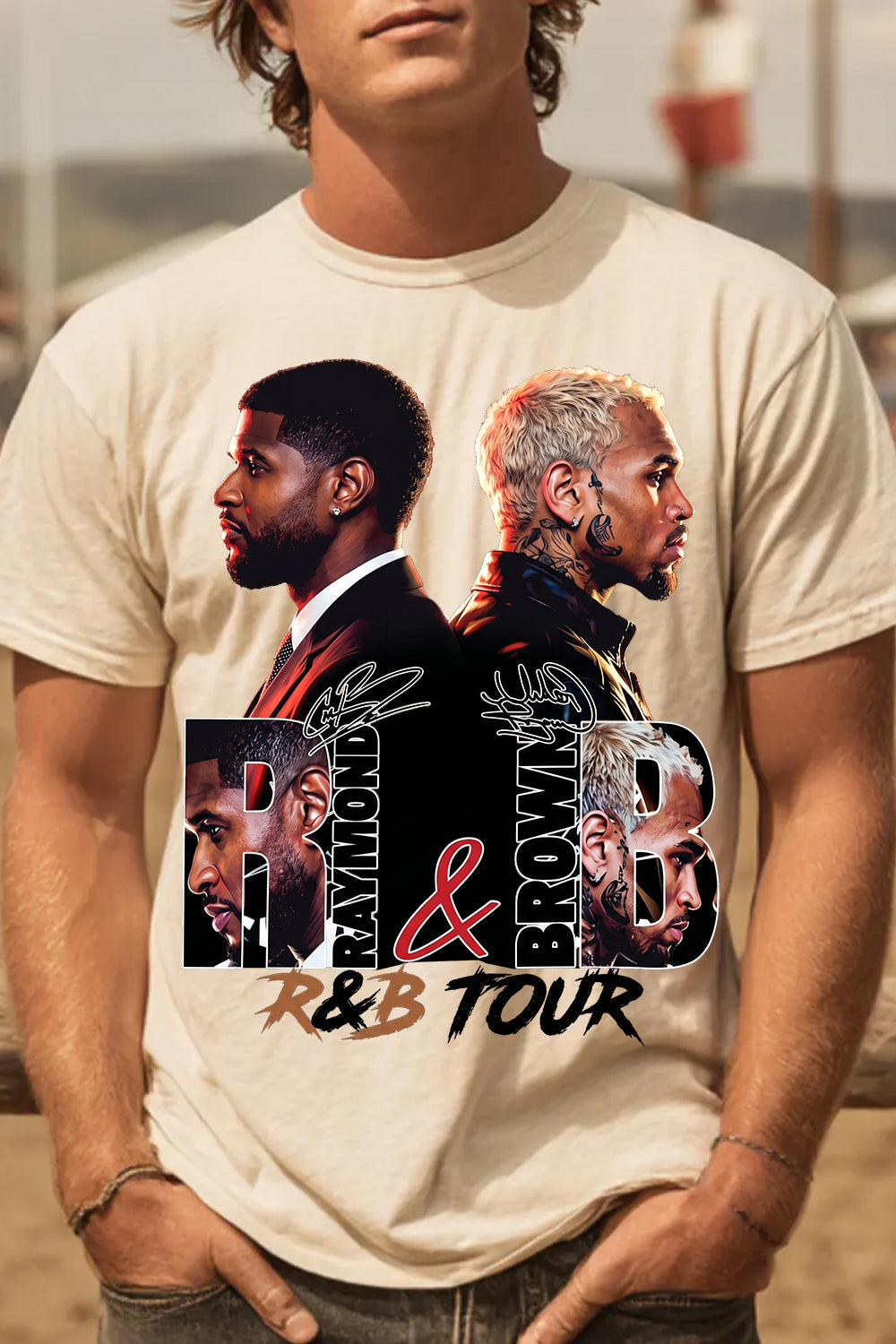 Raymond And Brown Men's Tee For Real Fan For Concert