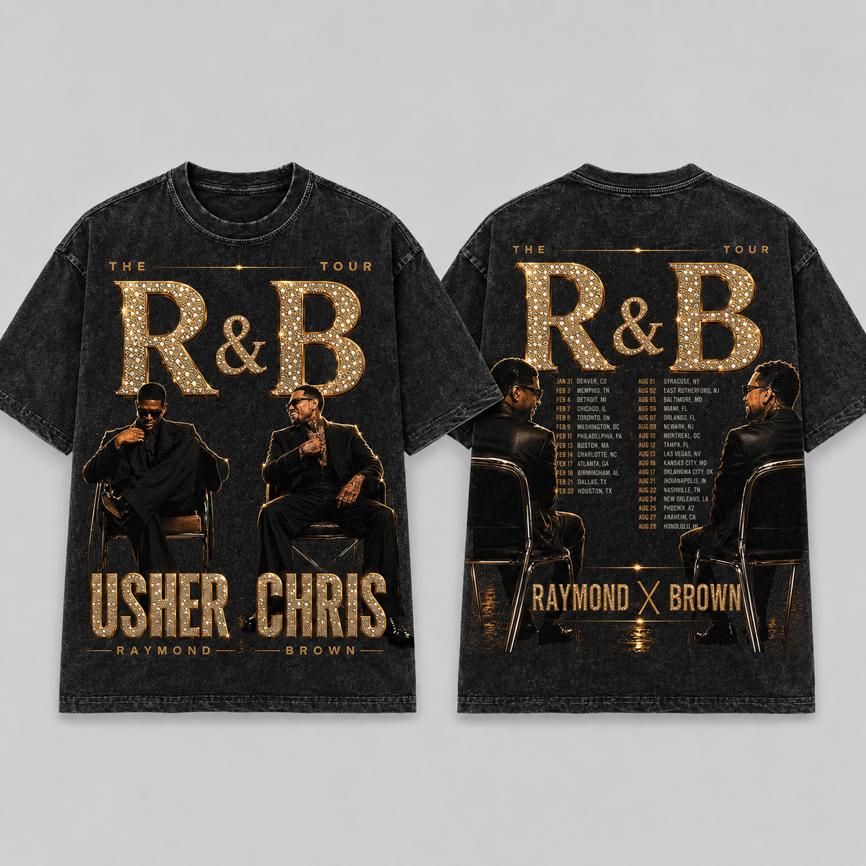 THE R&B TOUR 2026 Vintage Shirt