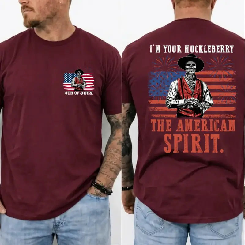 Doc Holliday I'm Your Huckleberry The American Spirit T-Shirt, Independence Day Merch