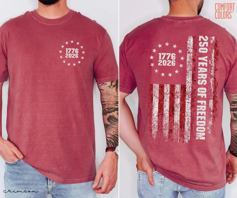 Unisex Comfort Colors Retro USA 250 Shirt