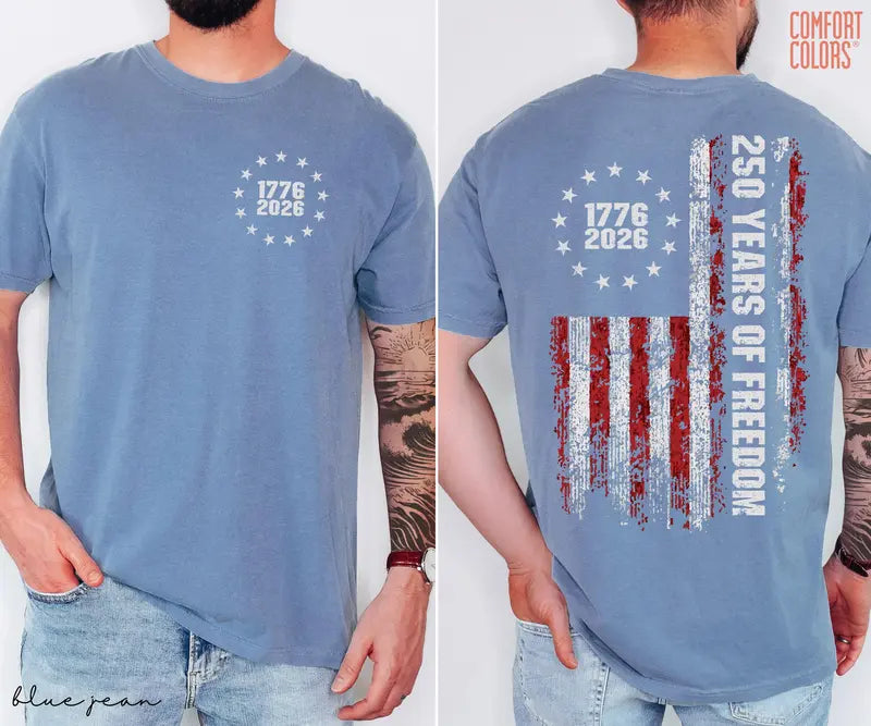 Unisex Comfort Colors Retro USA 250 Shirt