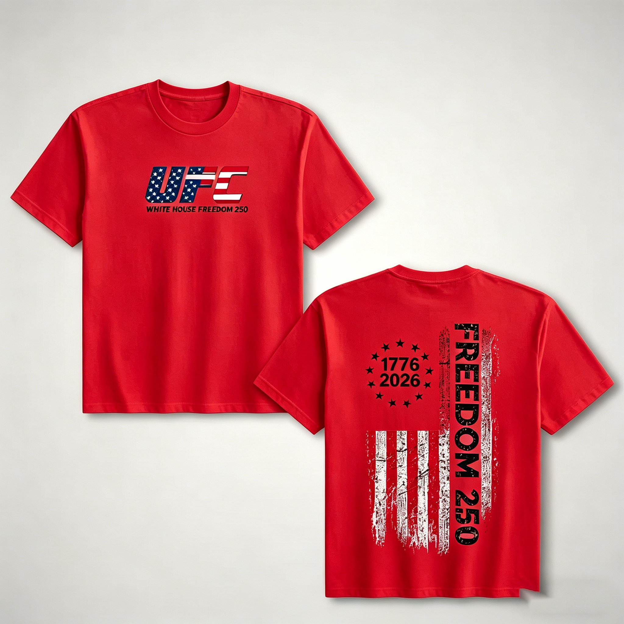 Unisex UFC Freedom 250 Heat-Printed T-shirt