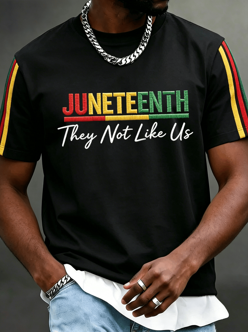 Men's Juneteenth Print Casual Top