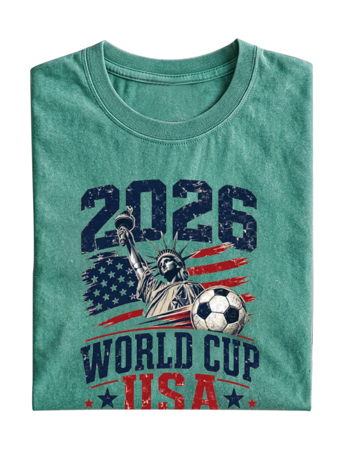 2026 Usa World Cup Cotton Short-sleeve T-shirt