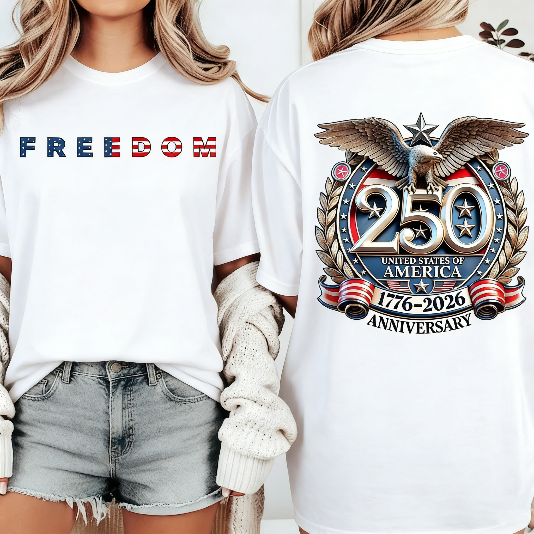 Unisex Freedom 250 Years Anniversary  T-Shirt