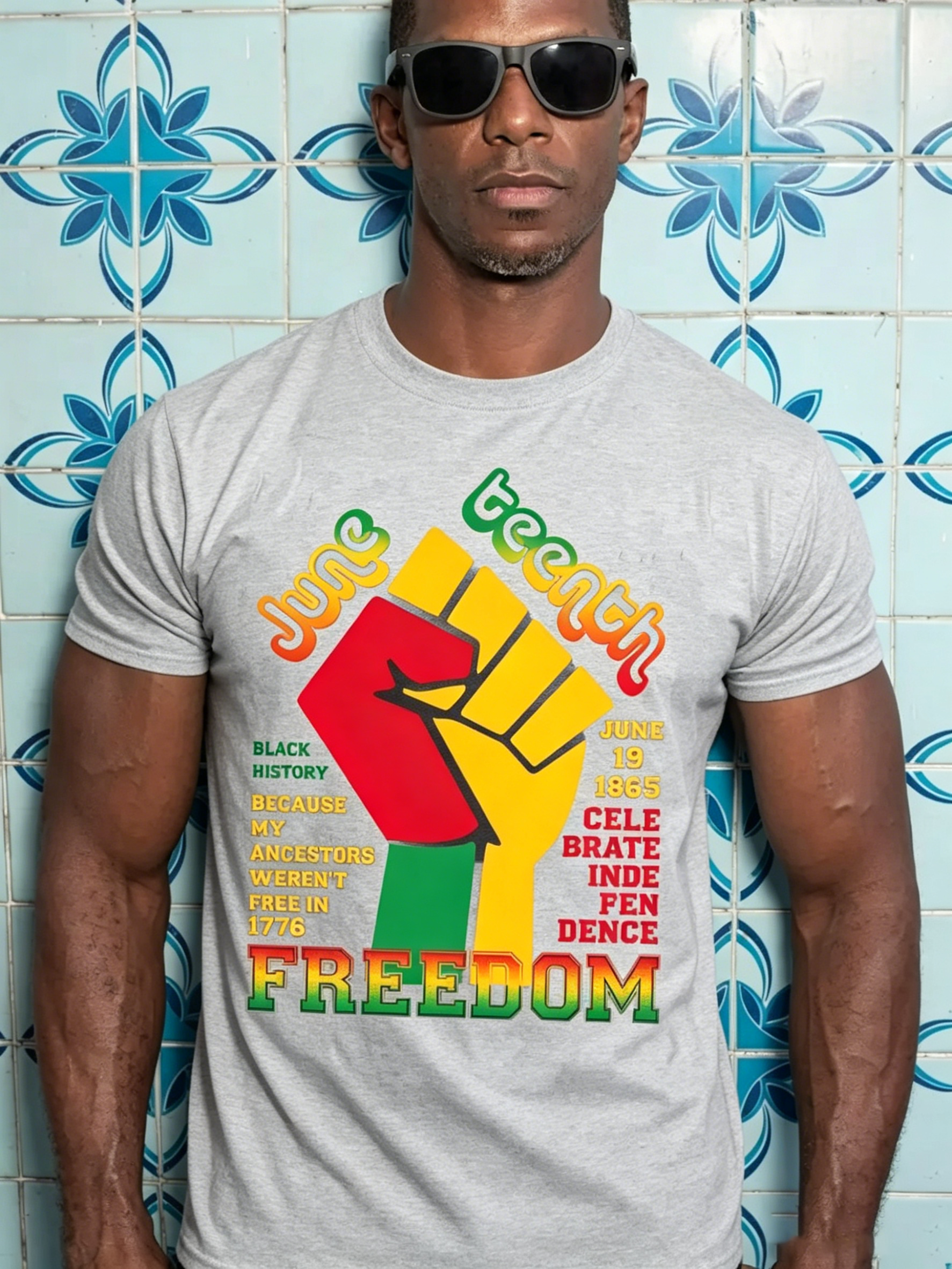 Men's Juneteenth Black Freedom 1865 T-Shirt