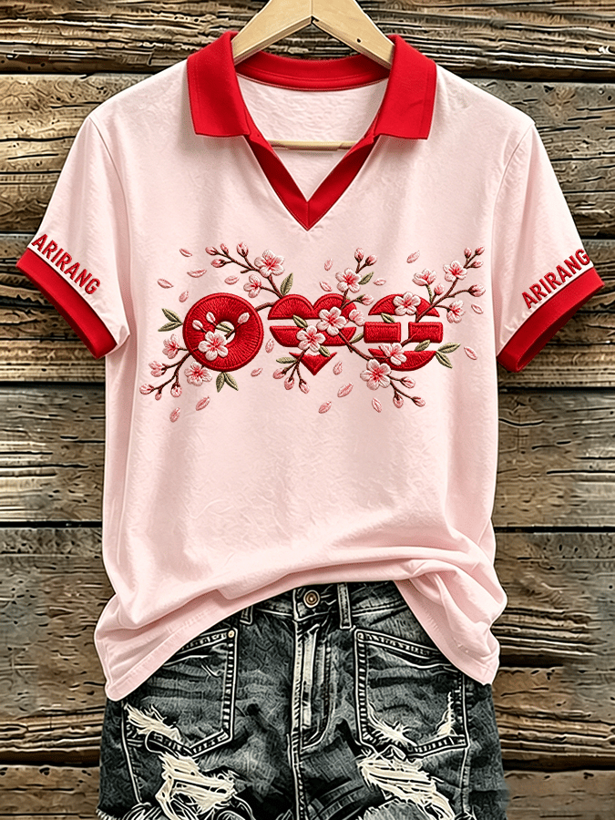 🔥Buy 3 Get 15% Off🔥Music Lovers' Collared Comfortable Women's Short-Sleeved T-Shirt