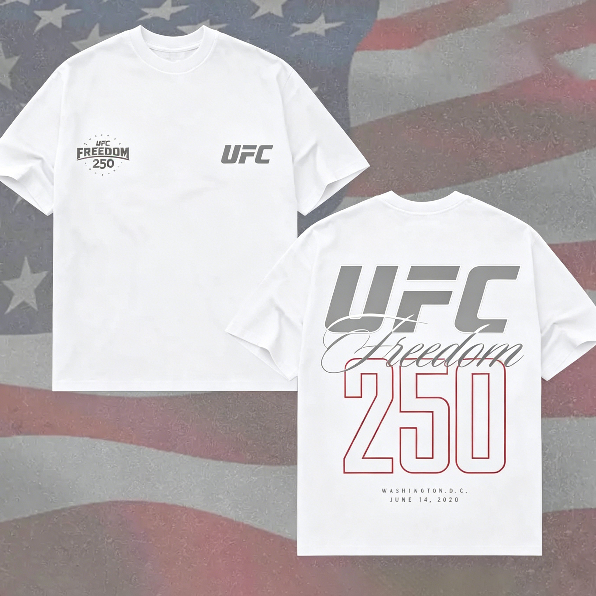 UFC MMA Freedom 250th Anniversary T-Shirt