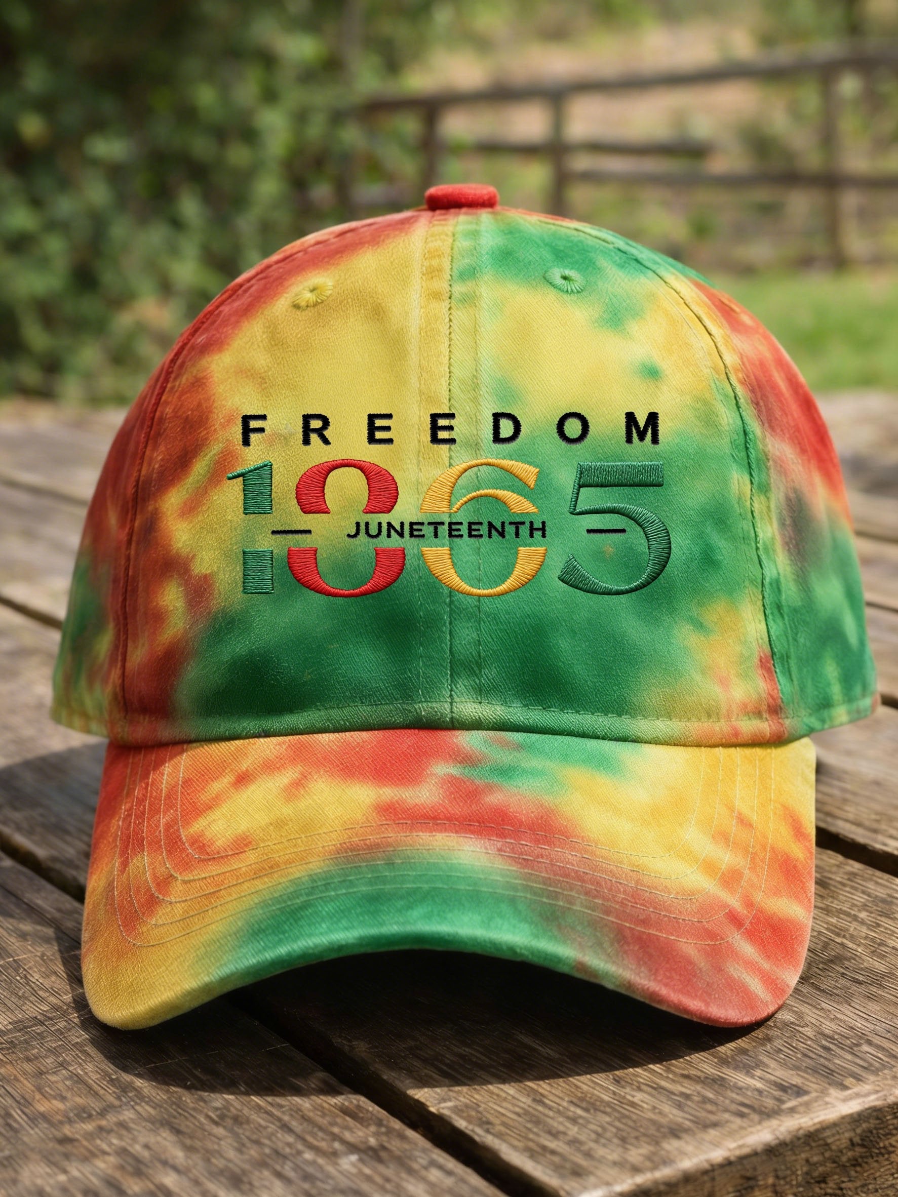 Unisex Juneteenth Print Casual Hat