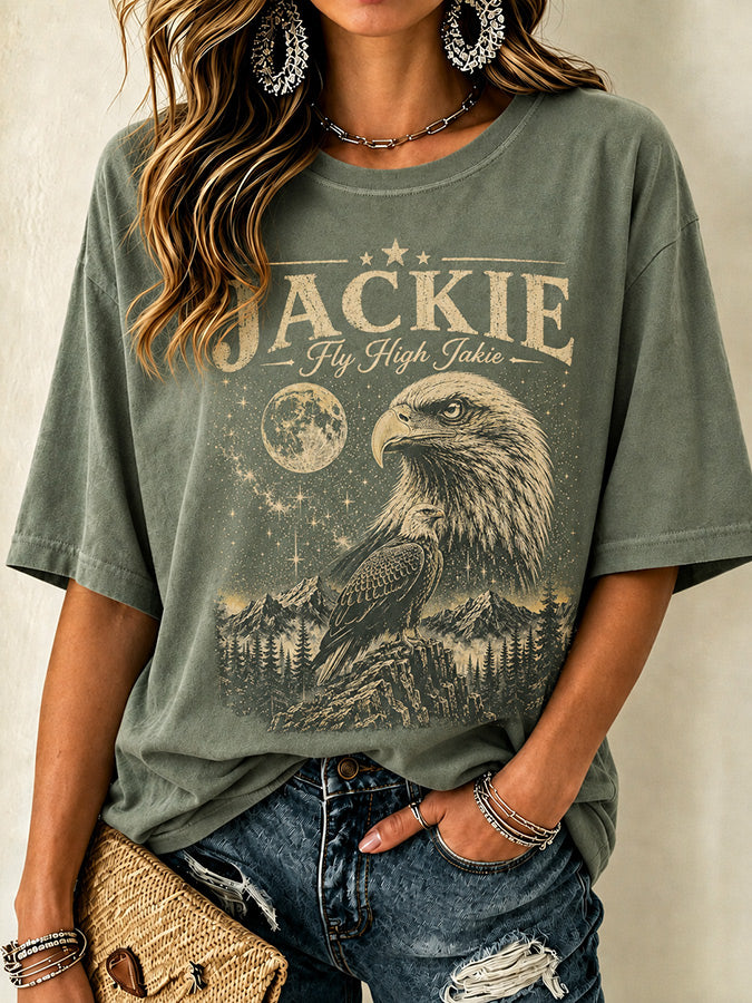 Women's Jackie Forever Our Queen Print  T-Shirt