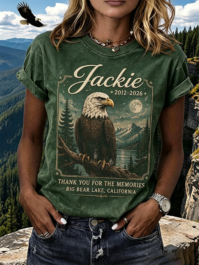 Women's Jackie Forever Our Queen Print  T-Shirt