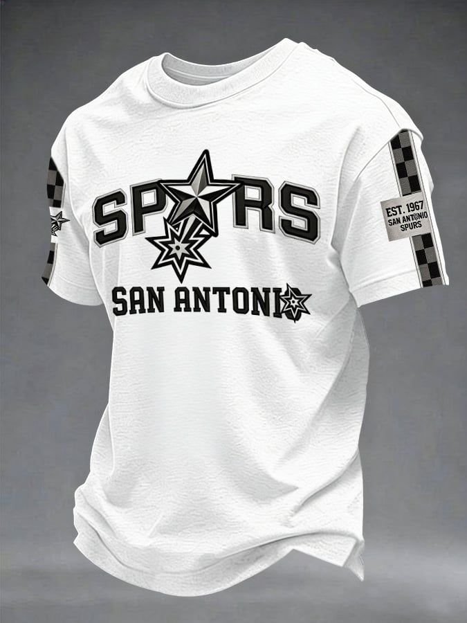 Men's Basketball Lovers Printed Casual T-shirt