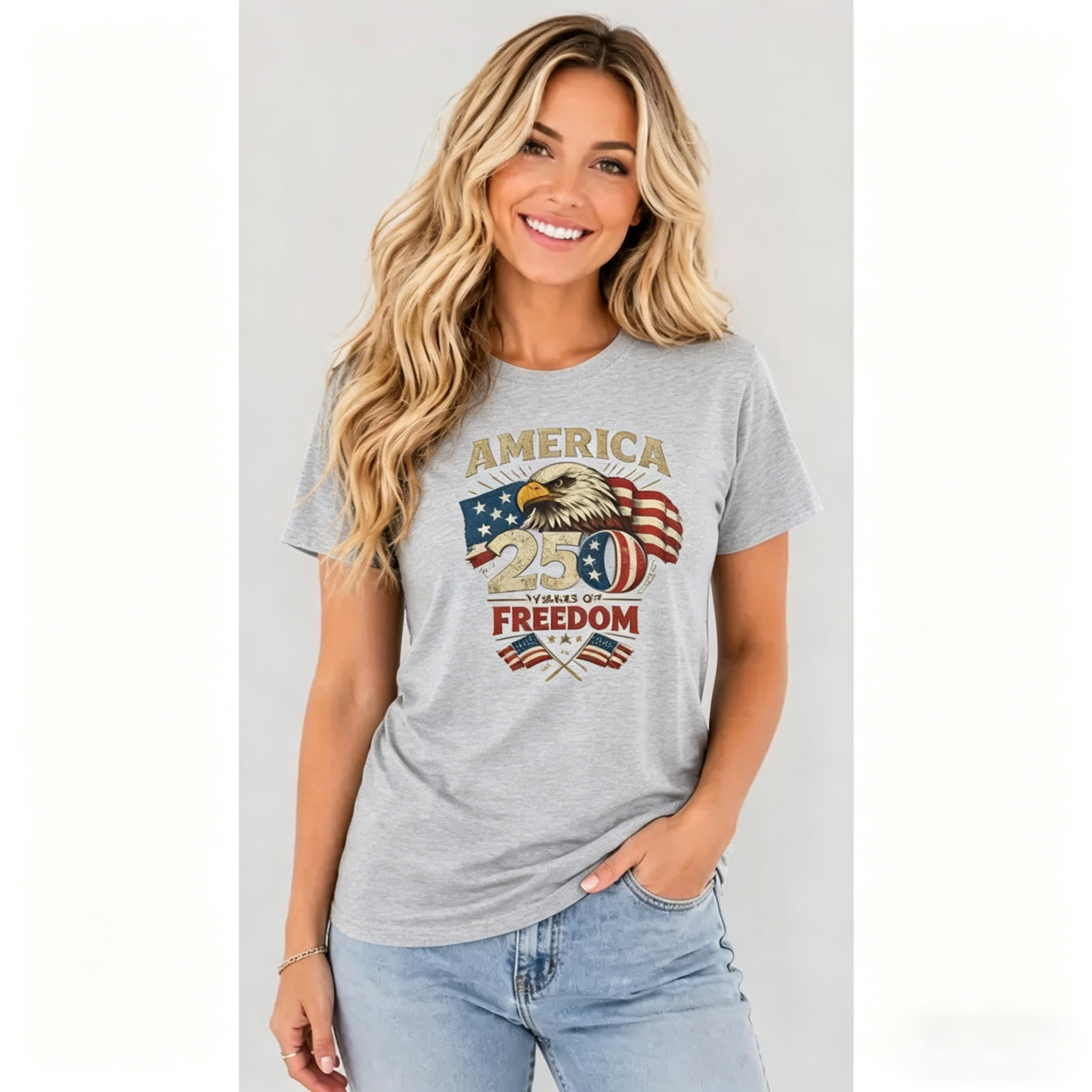 Women's America 250 Years of Freedom T-Shirt