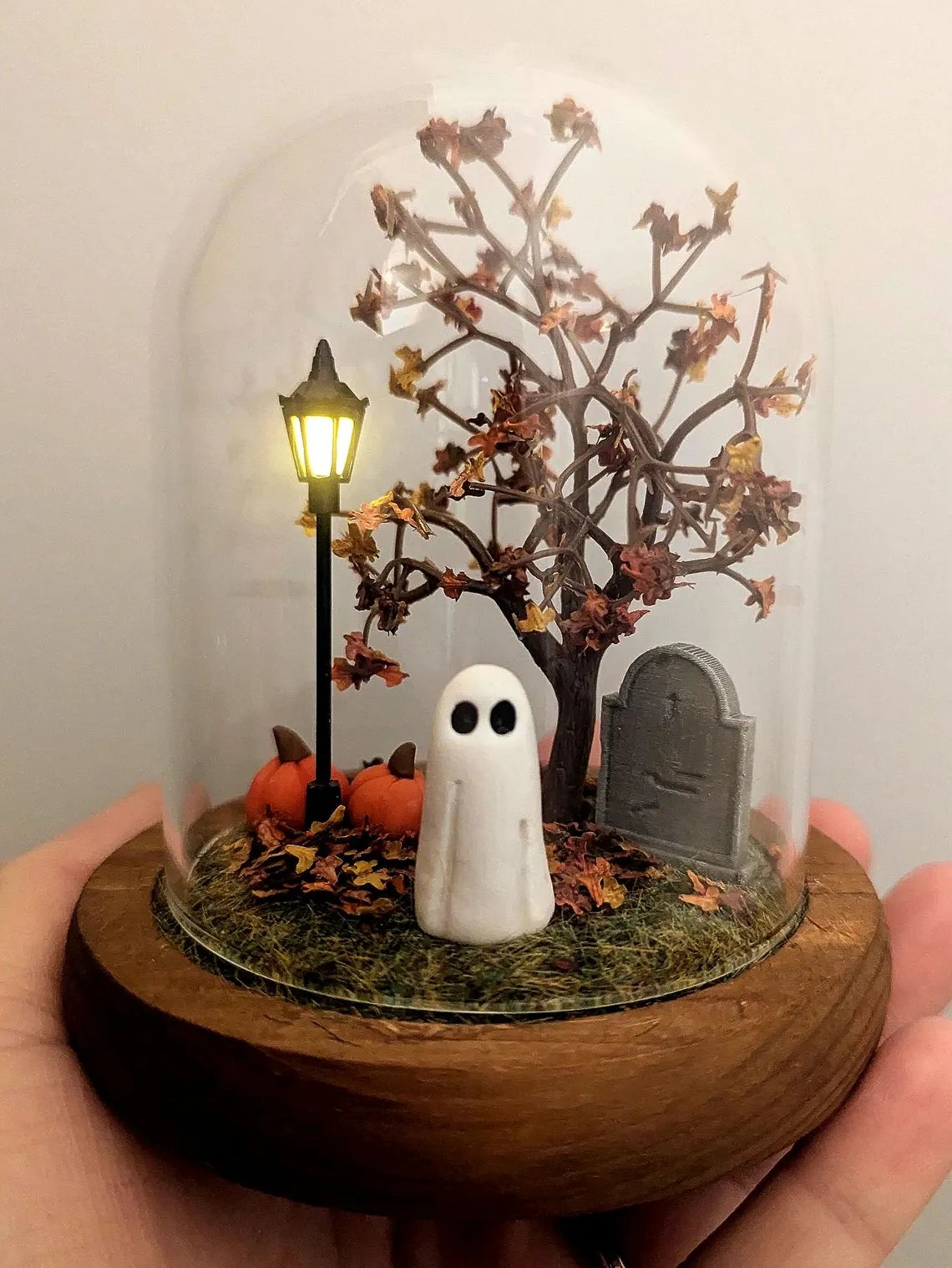 🎉 Special Offer - 49% Discount!👻Boo Jar! Handmade Halloween Spooky Pumpkin Jar Night Light