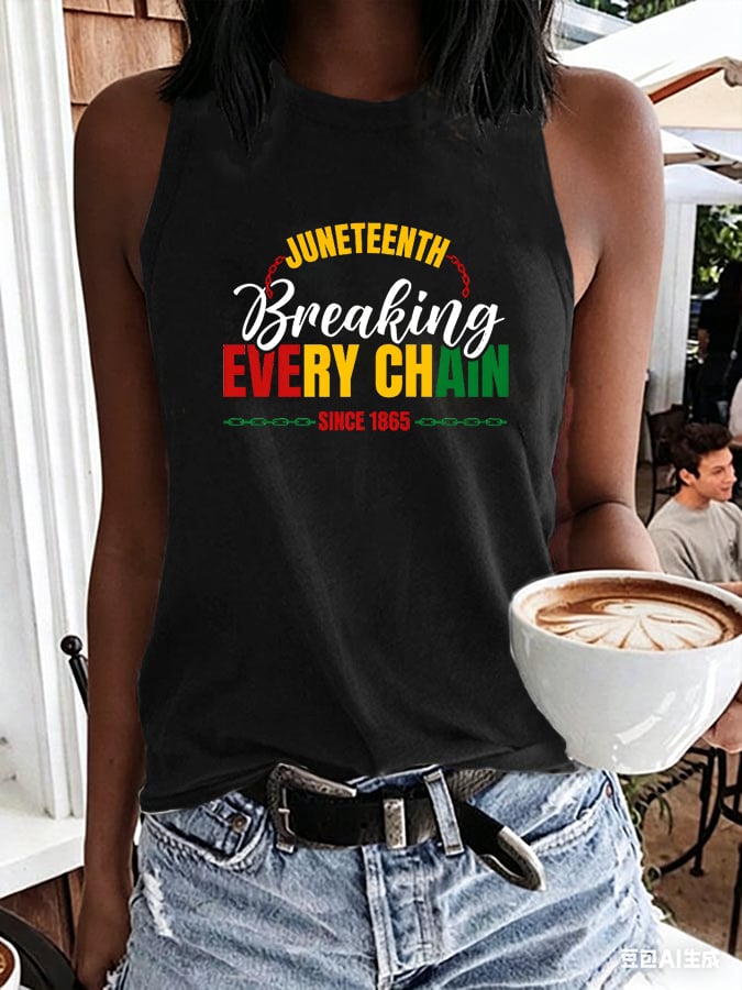 Juneteenth Breaking Every Chain Tank Top