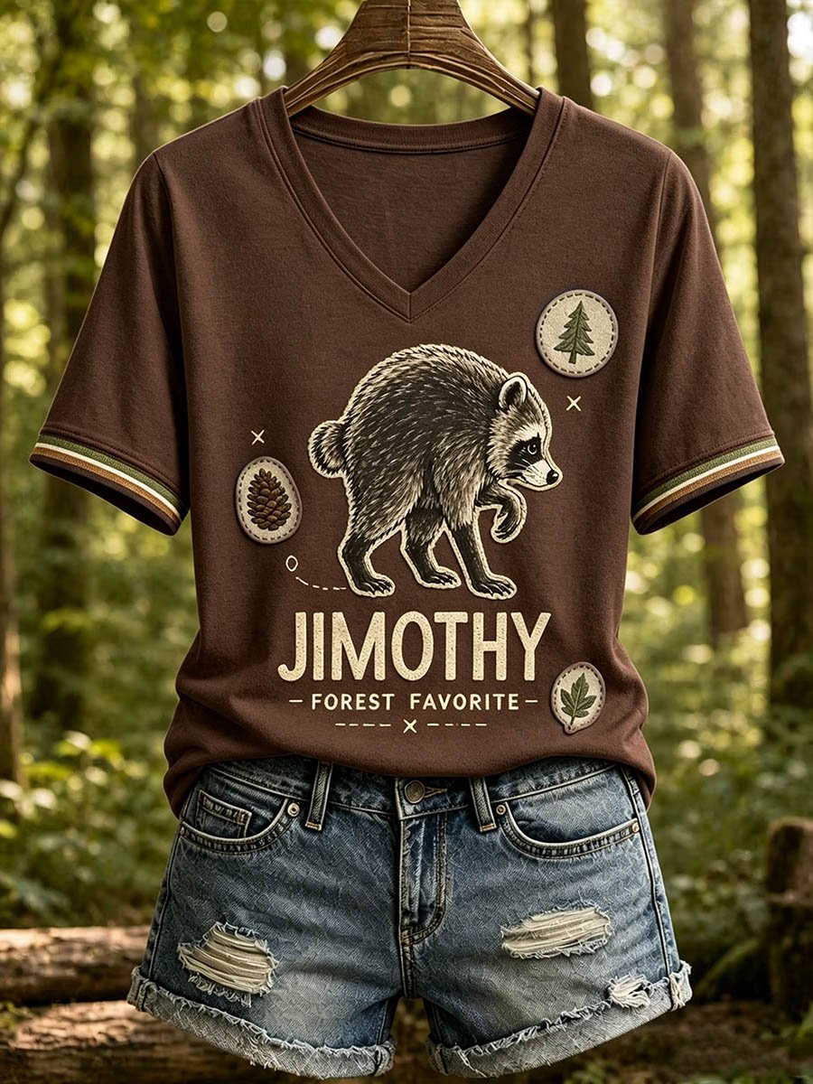 Women's Jimothy Raccoon T-Shirt