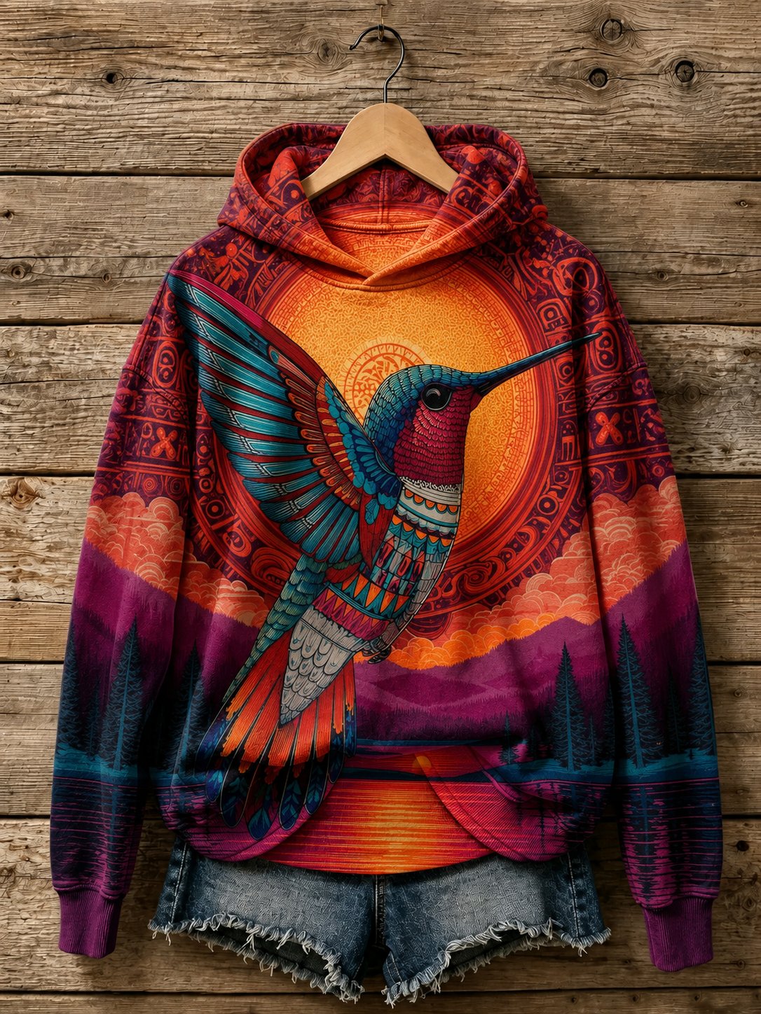 Women's Orange Shirt Day Print Hoodie
