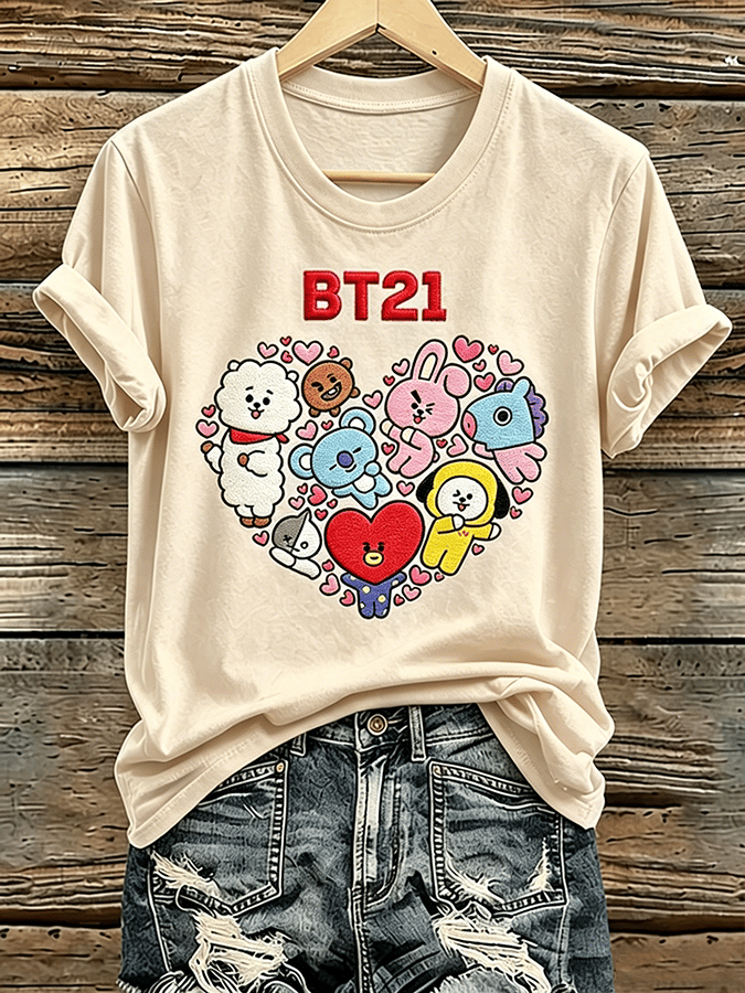 🔥Buy 3 Get 15% Off🔥Music Lovers' Pure Cotton Comfortable Short-Sleeved T-Shirt