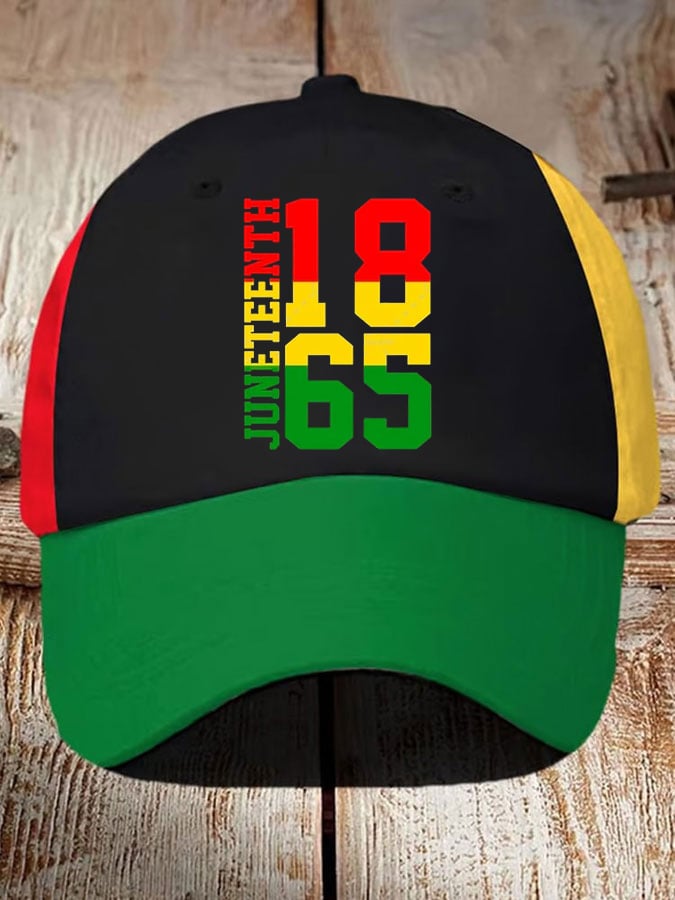 Unisex Juneteenth Print Baseball Cap