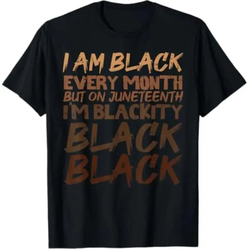 Unisex Juneteenth "I'm Black Every Month" T-shirt