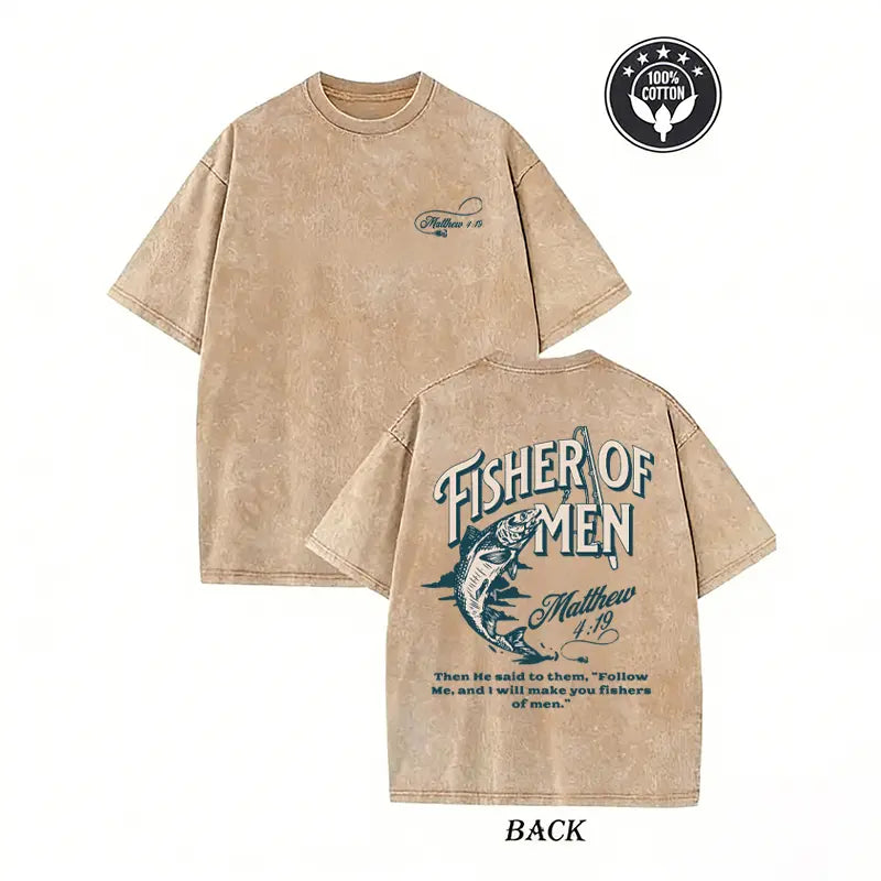 Unisex Christian Fishing Faith Shirt