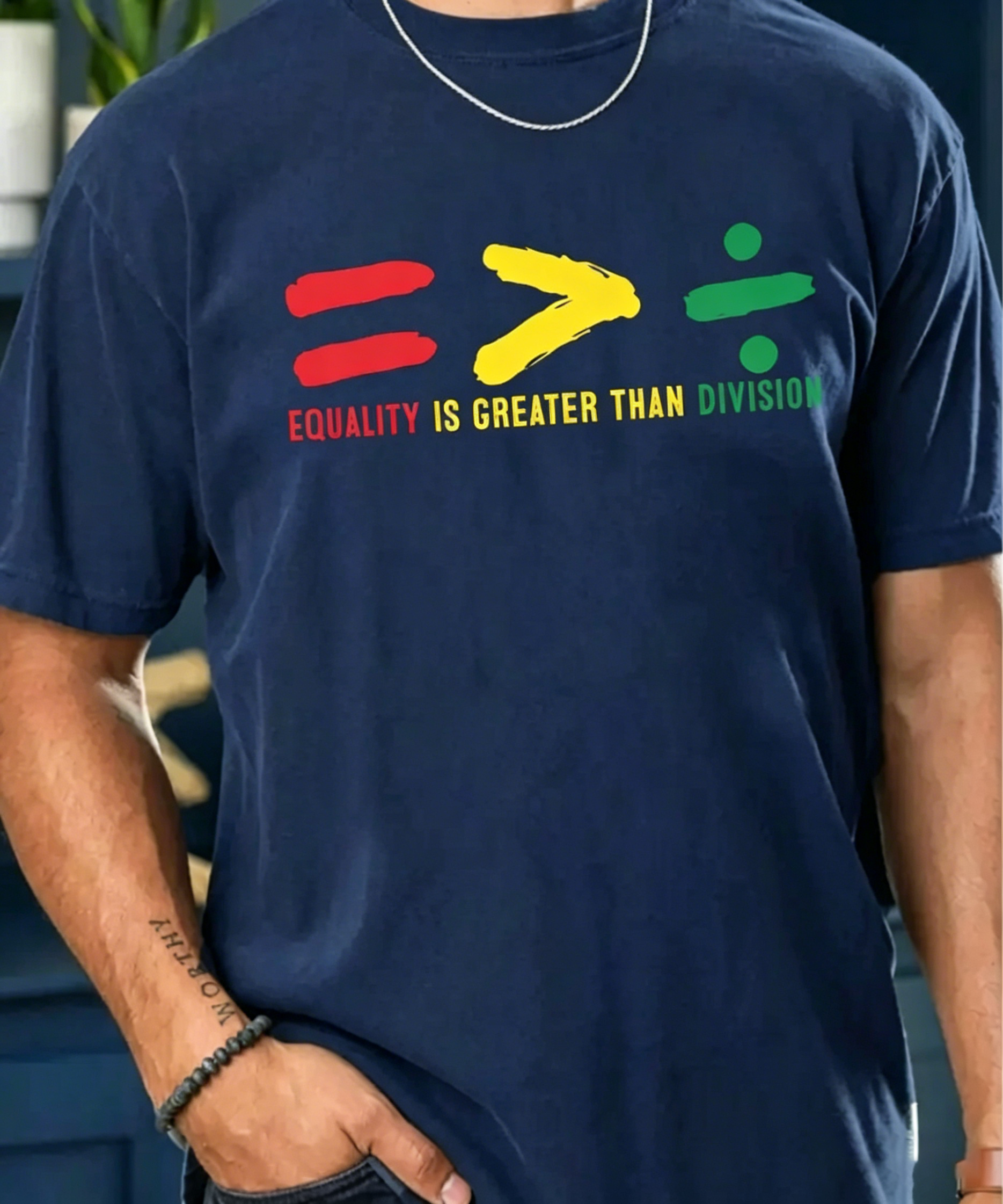 Men's lack History Month  Graphic T-Shirt