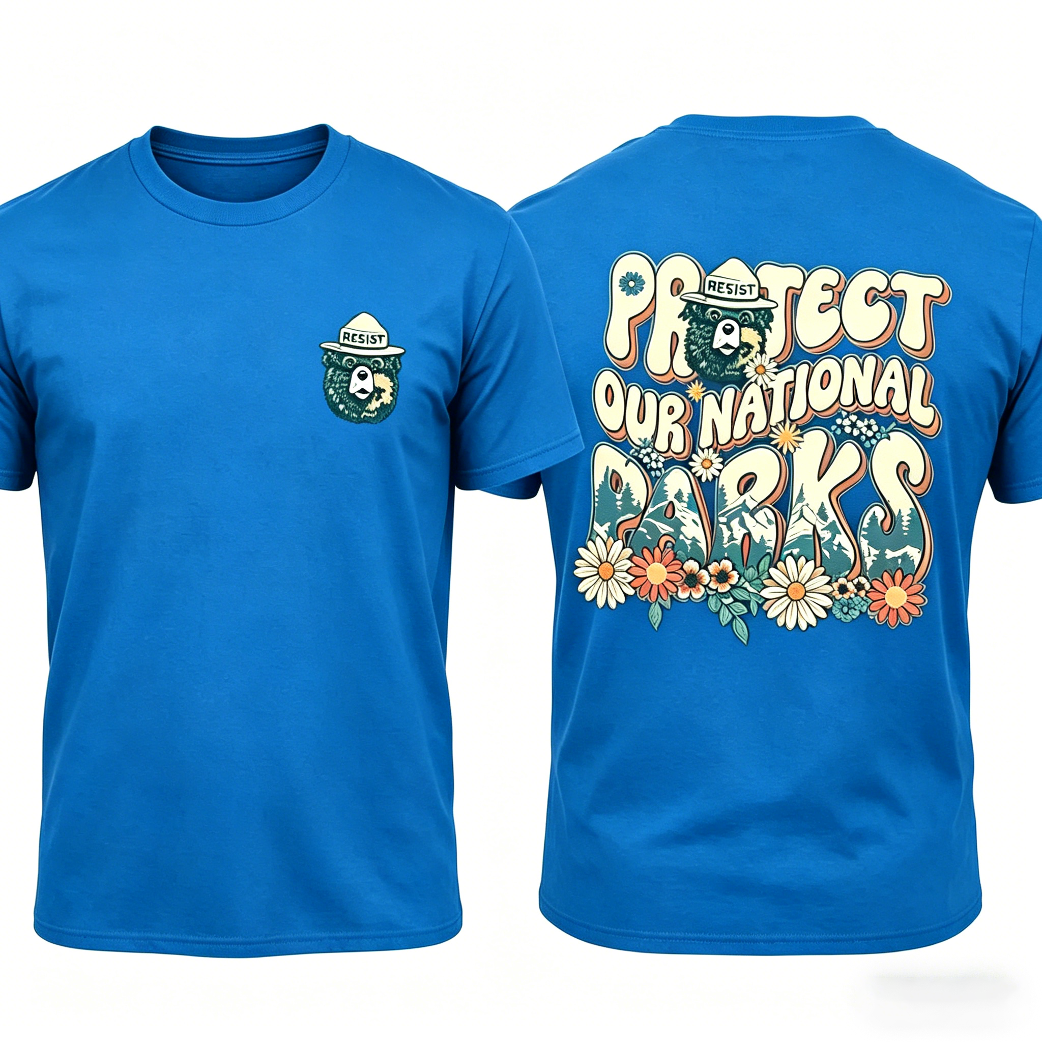 Women's Protect our National Parks 2 Sides Comfort Colors Shirt