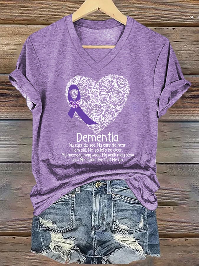 Women's Alzheimer's Disease Awareness T-Shirt
