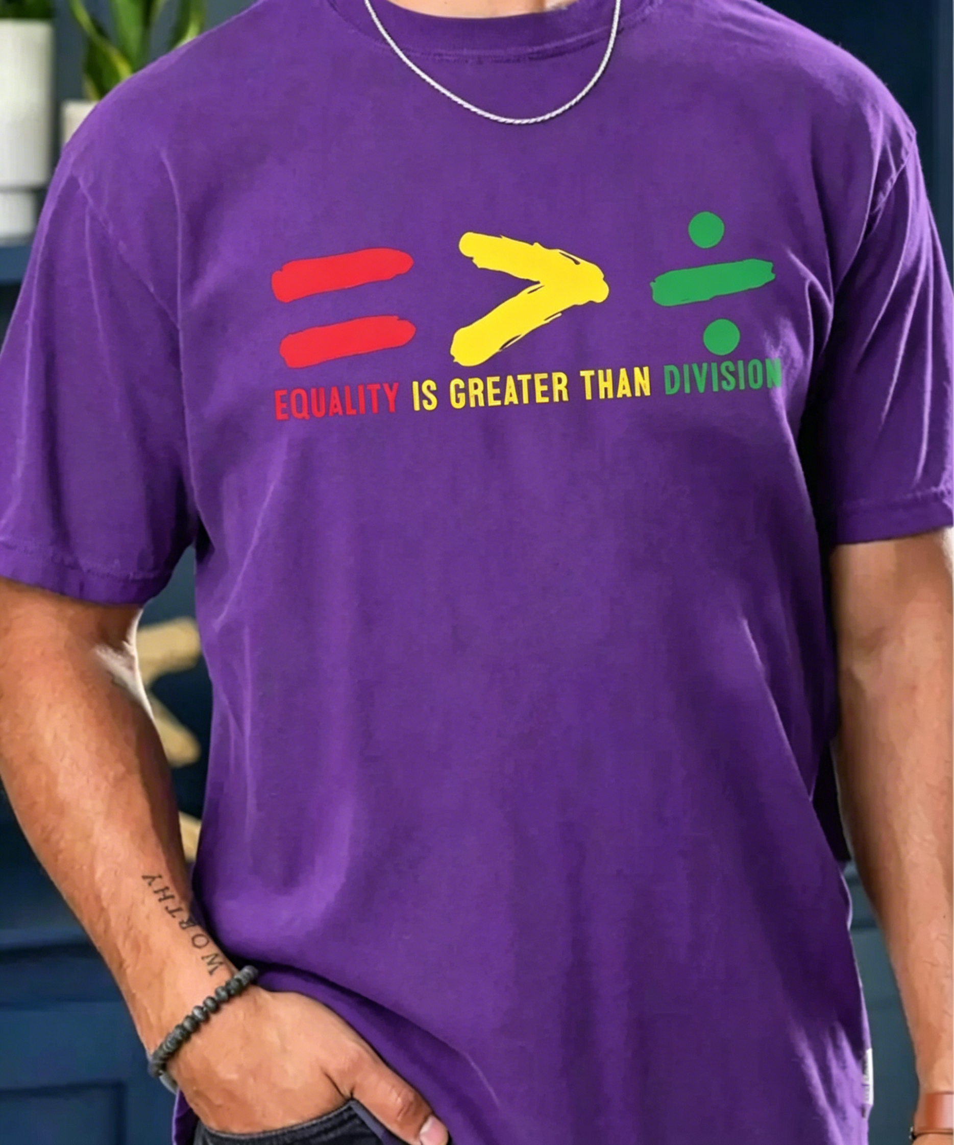 Men's lack History Month  Graphic T-Shirt