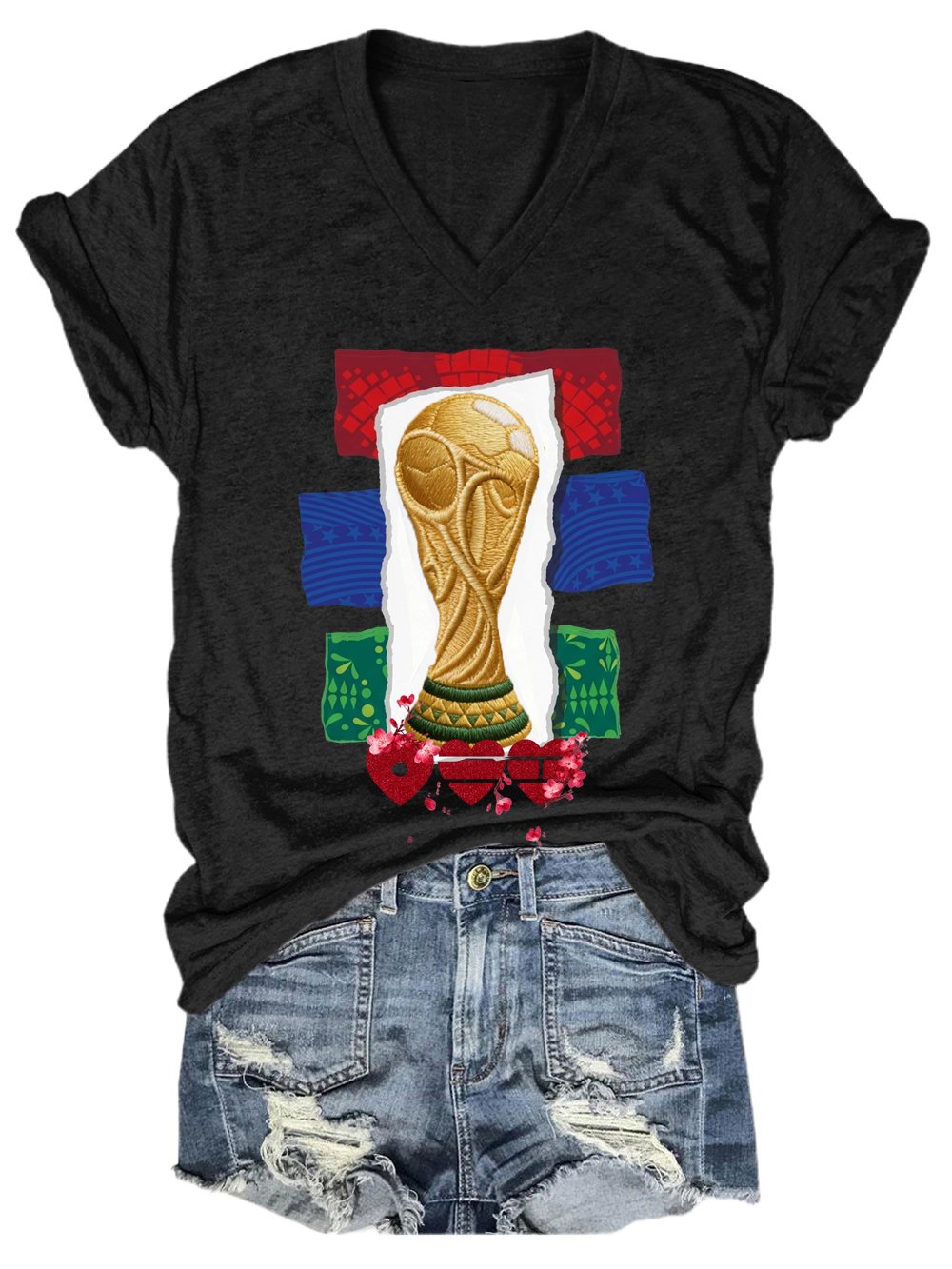 Women's Art Print Casual T-shirt