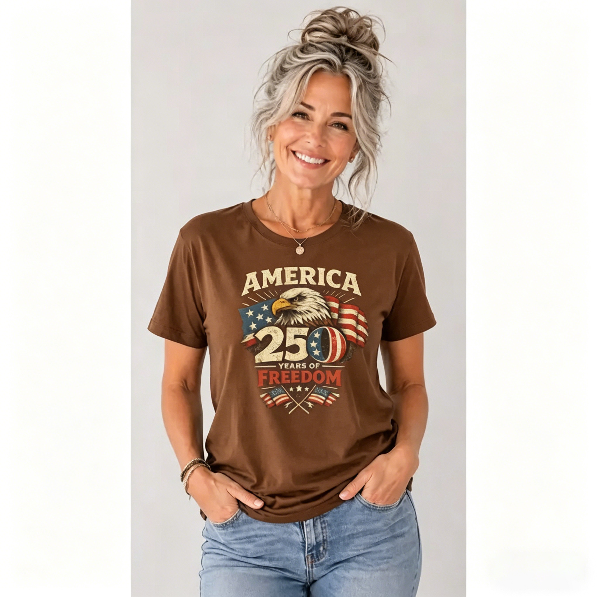 Women's America 250 Years of Freedom T-Shirt