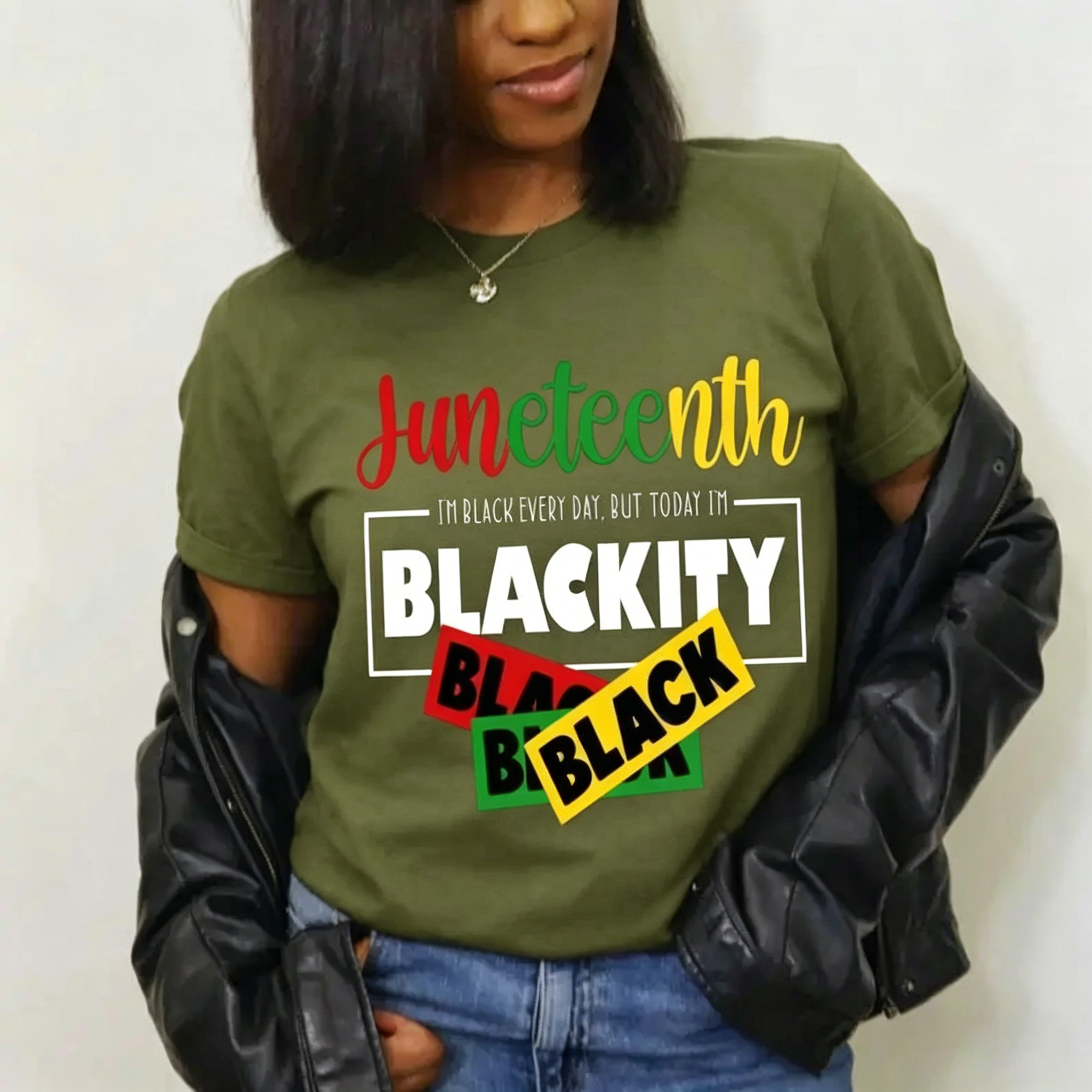 Unisex Juneteenth 1865 Hot Stamped T-Shirt