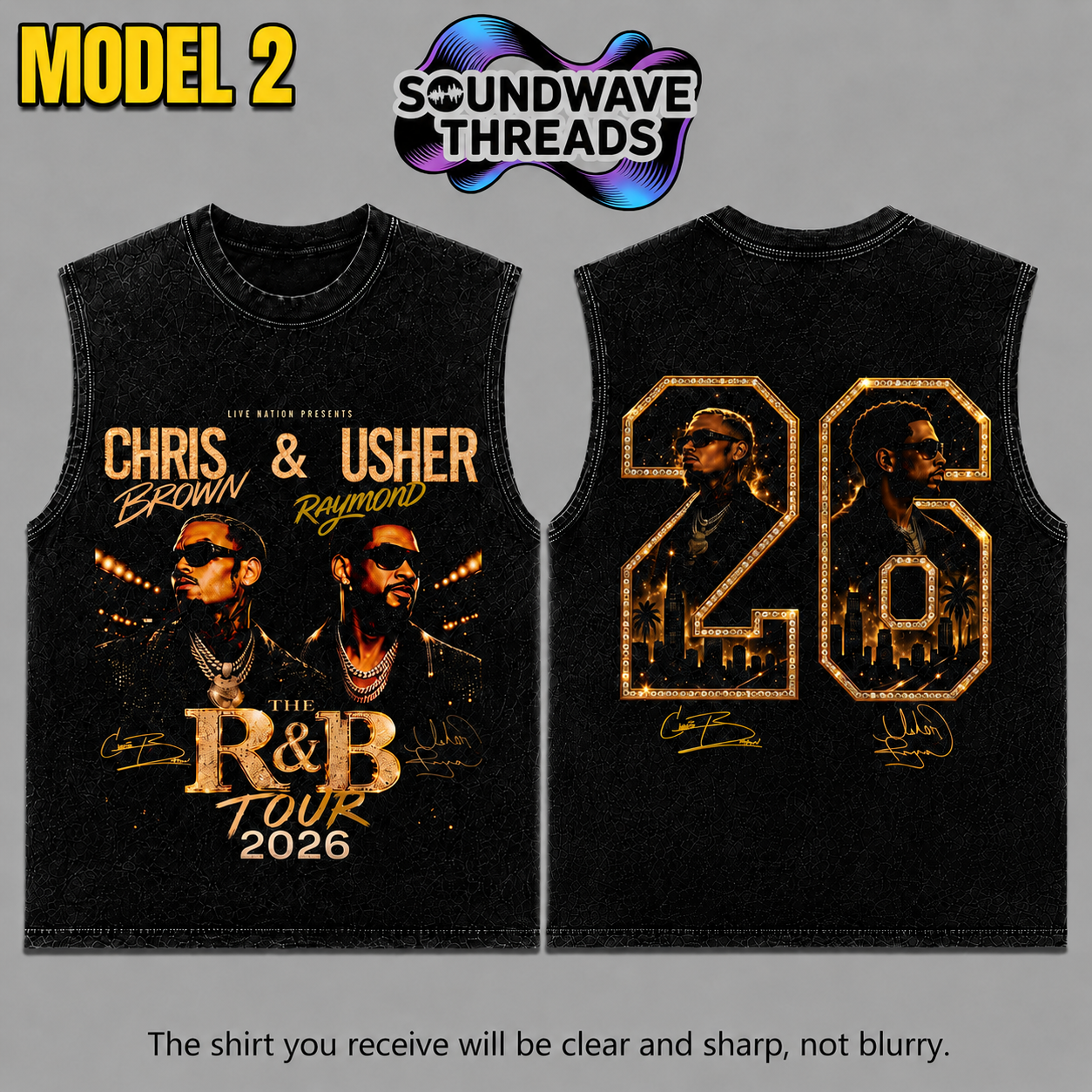 THE R&B TOUR 2026 Wash Tank Top