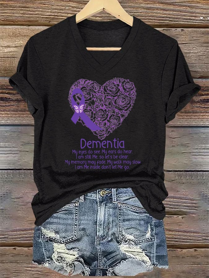 Women's Alzheimer's Disease Awareness T-Shirt
