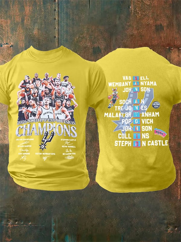 Men's CHAMPIONS Print Round Neck T-shirt