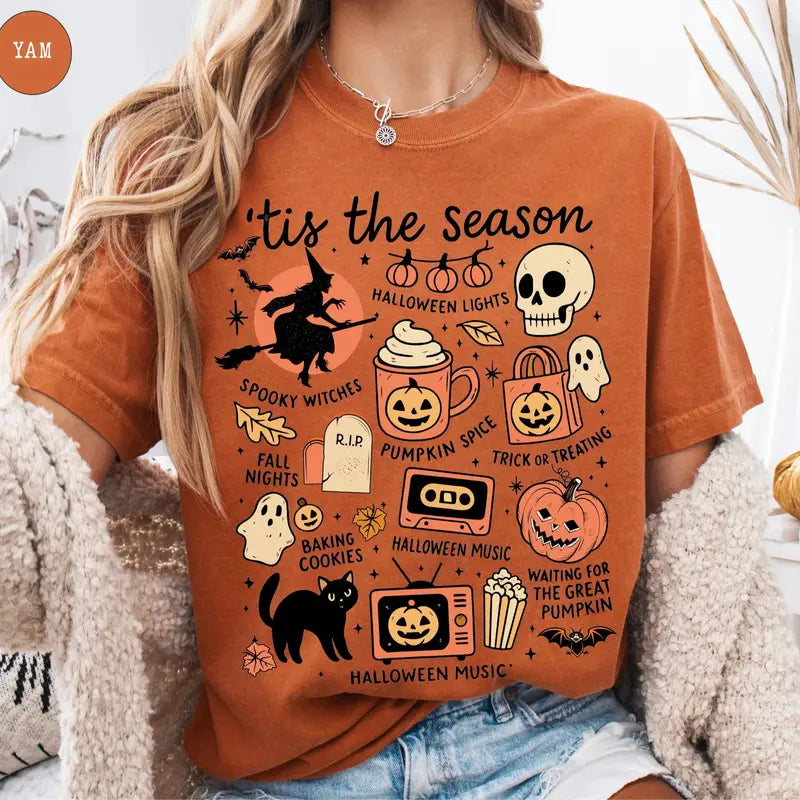 Unisex Tis The Season Halloween T-Shirt